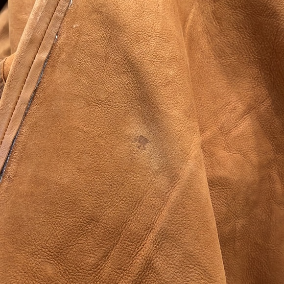 🪷NWT Gorgeous FP One Teaspoon Aria Leather Shacket Sz XL Copper - Picture 11 of 11